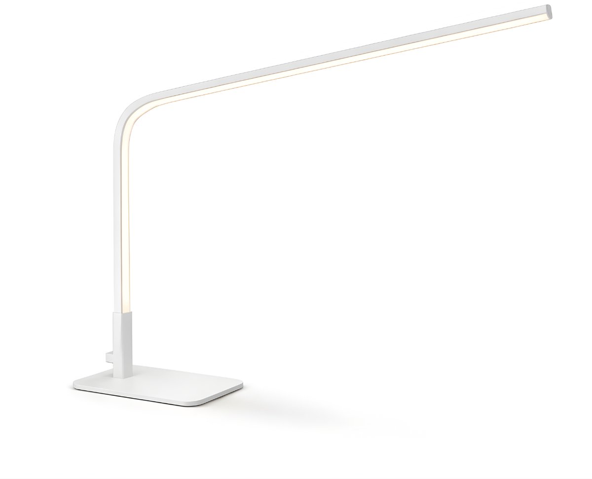 GoudenGracht Scandinavisch Bureaulamp - Bureaulamp Led - 3 Lichtkleuren - Dimbaar - Artic White