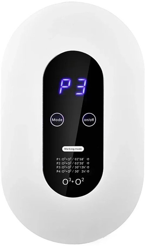 Negatieve ionen luchtreiniger en ozongenerator