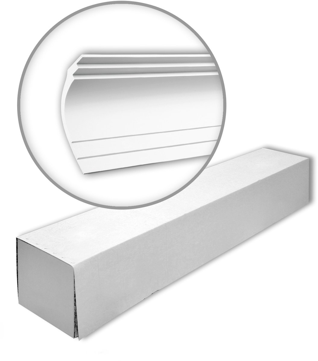 Profhome 150147 1 doos 4 stukken Kroonlijst 8 m