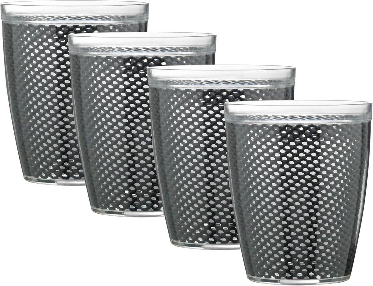Set van 4 Dubbelwandige Drinkglazen 650ml Zonder Condensatie