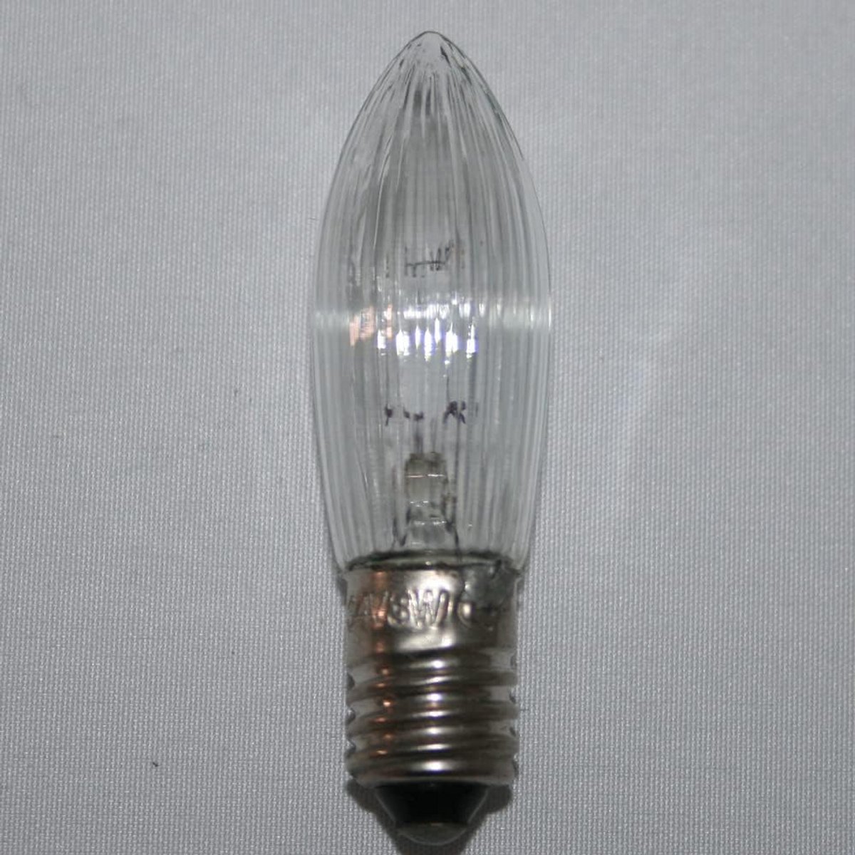 9x Spitse Gloeilamp Reserve E10 voor Lichtketting en Kaarsboog