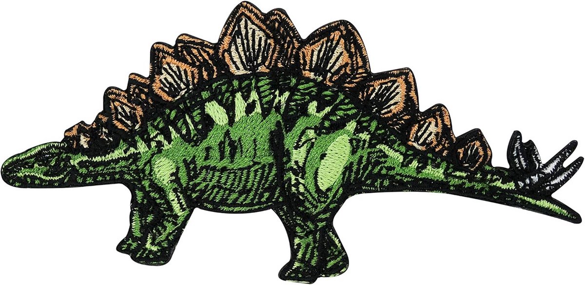 Strijklap Stegosaurus Dinosaurus voor Kleding en Tassen