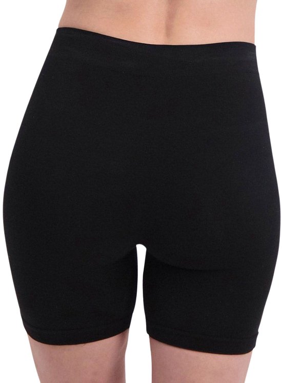 Bamboo Basics Biker Short Dames Naadloos Suze - Zwarte Korte Legging Dames - Maat XXL - Bamboe Bikershort Dames - Lange Onderbroek Dames van Merkloos — afbeelding 3