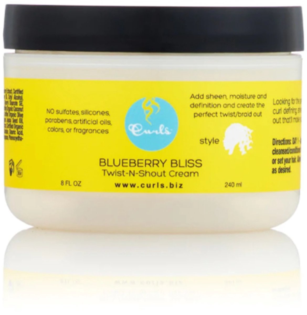 Curls Blueberry Bliss Twist-N-Shout Cream 240 ml