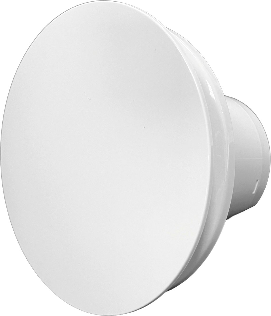 Paneir Airdesigns - VENTIO_F100HT - Badkamerventilator rond Ø 100 mm met timer en vochtsensor
