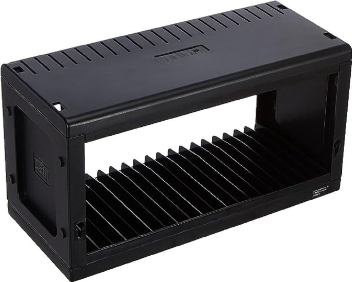 Florixa® Cd Opbergdoos - Cd Opbergsysteem - Cd Koffer - Zwart - 32cm x 14cm x 6cm