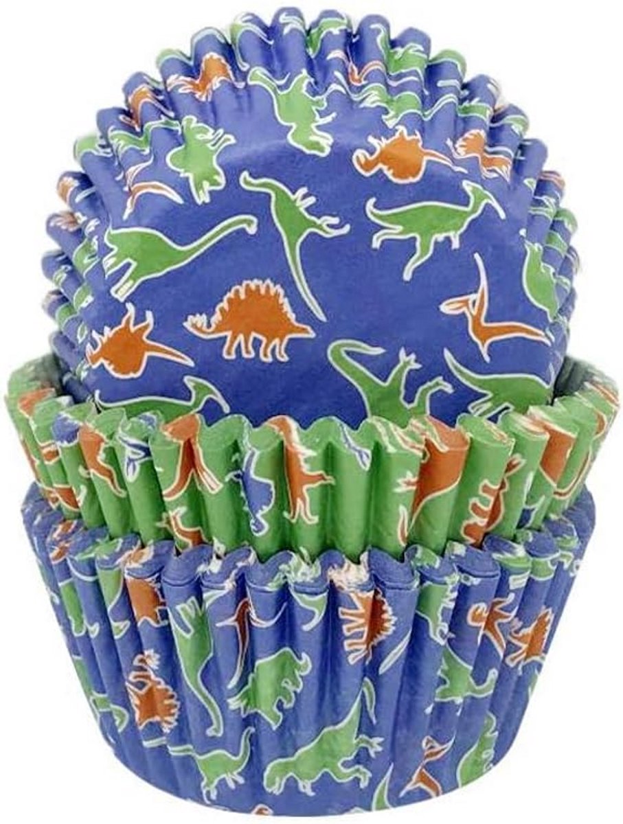 75 Dinosaurus Cupcakevormpjes voor Feestjes