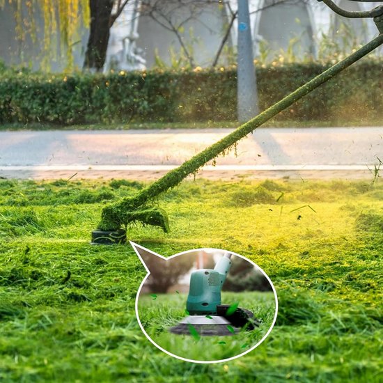 Dailygoods- Onkruidborstel hoge stabiliteit - Stalen borstels - Eenvoudige montage - 25,4 x 200 mm - Robuust - Geschikt voor grastrimmer - Onkruidtrimmer van Dailygoods — afbeelding 2
