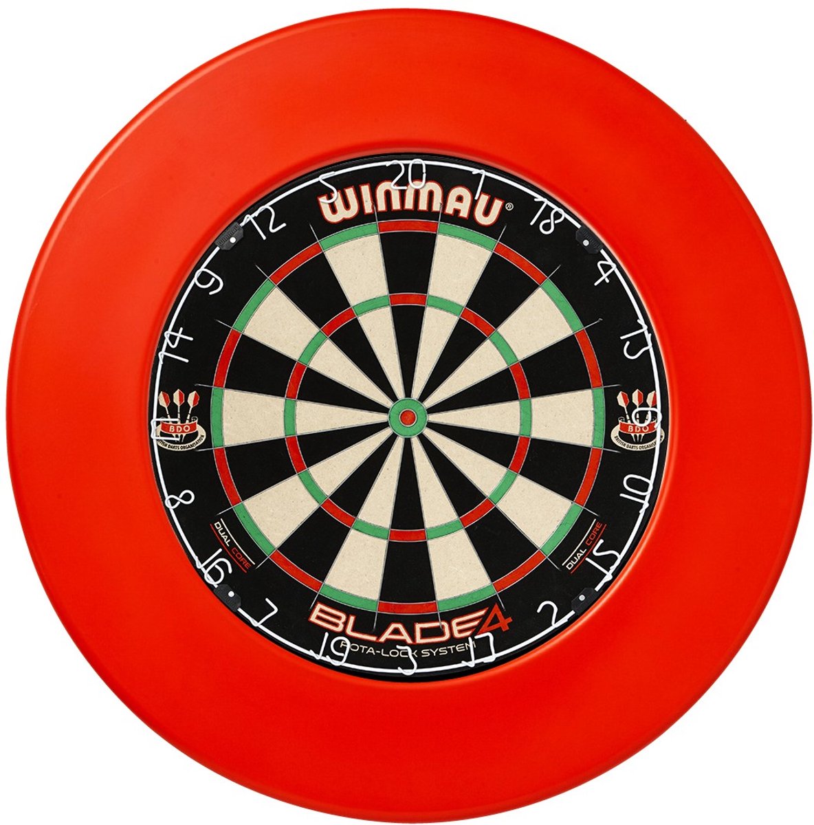 Hot Dartbord Surround Rood Hot 12x3,5 cm.