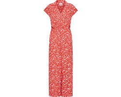 Ichi IHMARRAKECH AOP JS9 Dames Jumpsuit - FIERY RED FLOWER