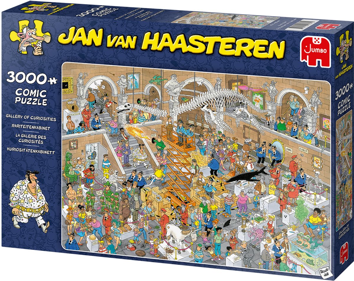 Jan van Haasteren - Rariteitenkabinet - 3000 stukjes puzzel — afbeelding 4
