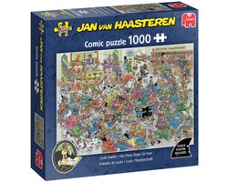 Jan van Haasteren - NK Mens Erger Je Niet - 1000 stukjes puzzel - Legpuzzel