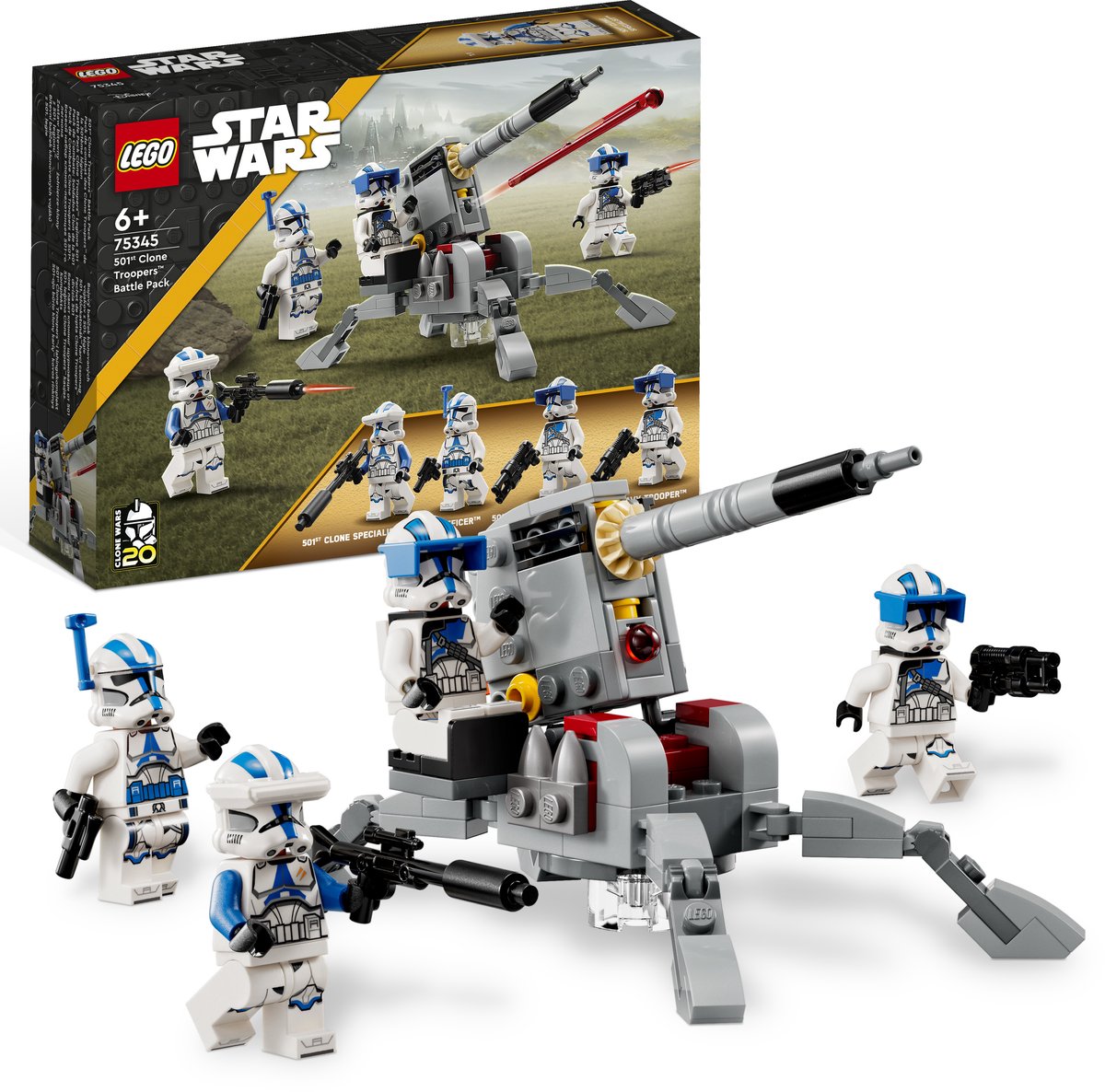 LEGO Star Wars 501st Clone Troopers Battle Pack Bouwbaar Speelgoed met Minifiguren - 75345 — afbeelding 7