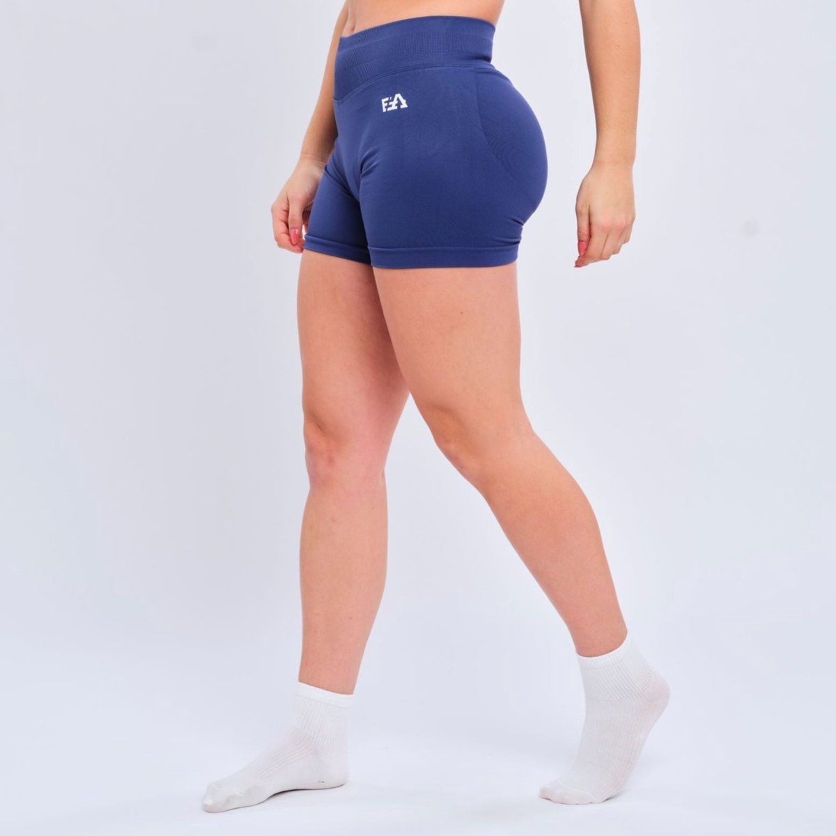 Euphoria Fitness Shorts - Dames - Sportkleding Dames - Sportbroek Dames - Yoga Broek Dames - Grijs - Maat S