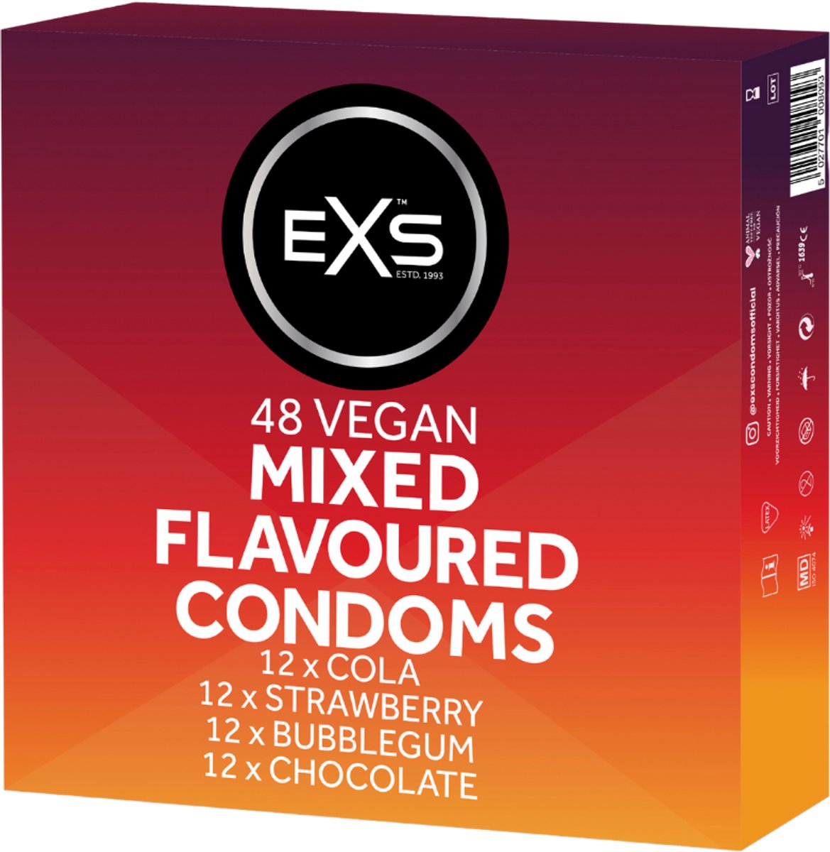 EXS Mix Flavoured 48 condooms