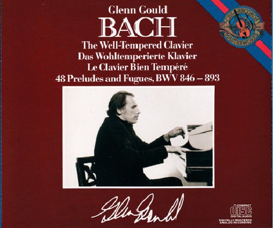 3-CD Bach - THE WELL-TEMPERED CLAVIER - GLENN GOULD