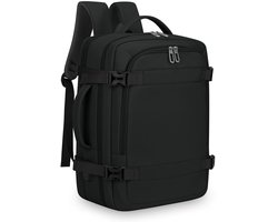 NovaWise Handbagage 40x30x20 Reistas - Underseater Rugzak - Cabin Bagage - Geschikt voor o.a. Ryanair & Transavia - Zwart