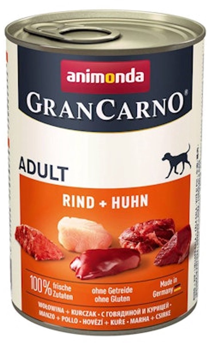 Animonda GranCarno Original Adult - Rund met Kip - 6 x 400 g