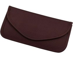 RFID Beschermhoes Autosleutel – Keyless Entry Bescherming tegen Diefstal – Signaal Blokkerende Faraday Tas – Anti Autodiefstal Sleutel Hoes - Bruin