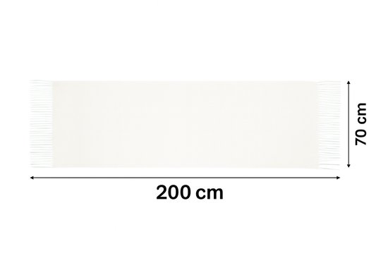 Écharpe Élégante en Cachemire " Wit Cassé " 200X70cm