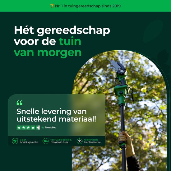 Zanora® Garden Onderhoudsset - voor Kettingzaag en Snoeischaar - 2 Kettingen - Snoeimes - smeer olie van Merkloos	 — afbeelding 4