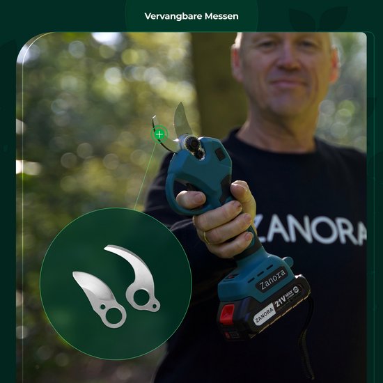 Zanora® Garden Onderhoudsset - voor Kettingzaag en Snoeischaar - 2 Kettingen - Snoeimes - smeer olie van Merkloos	 — afbeelding 5