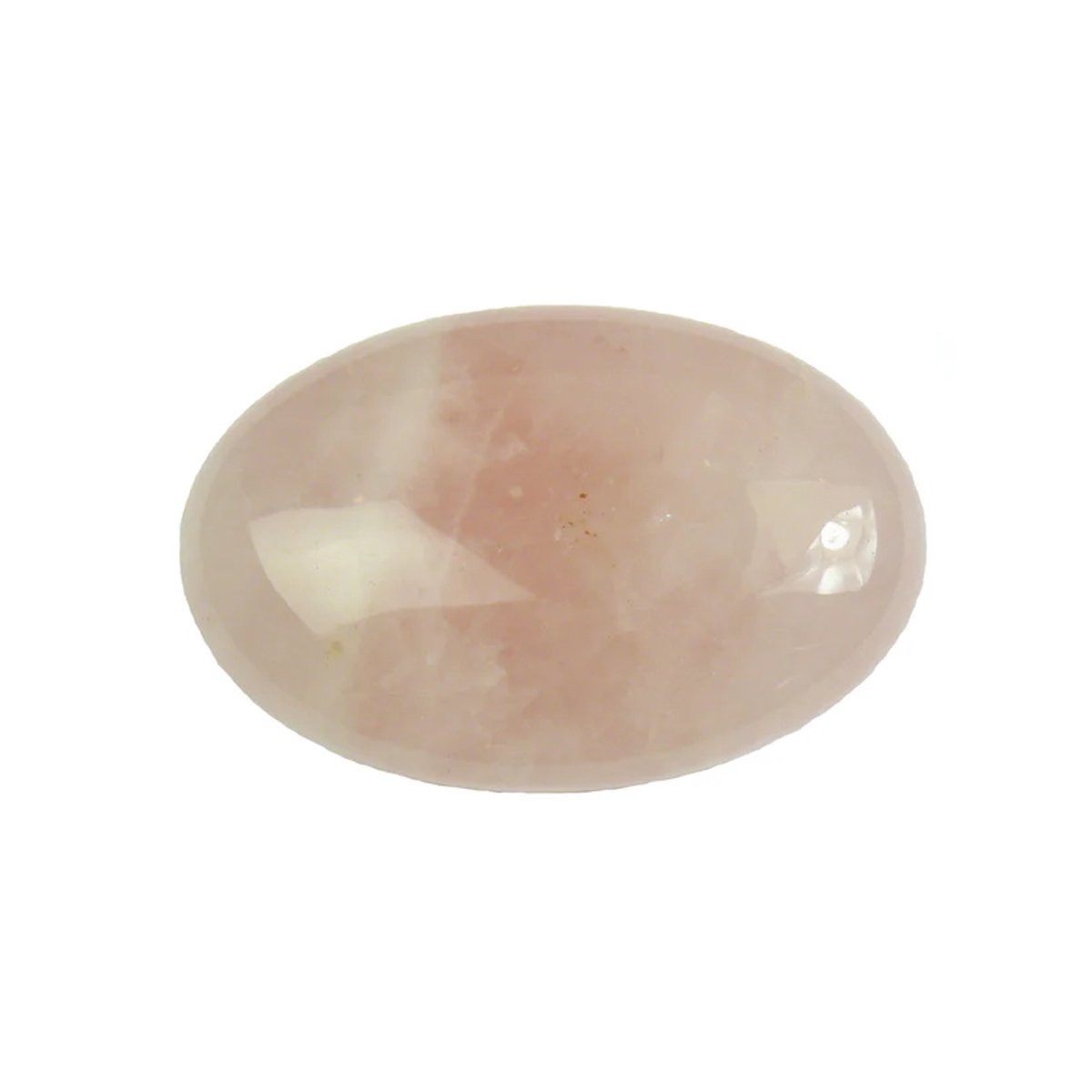 Ovale steen Roze kwarts (Palmsteen)