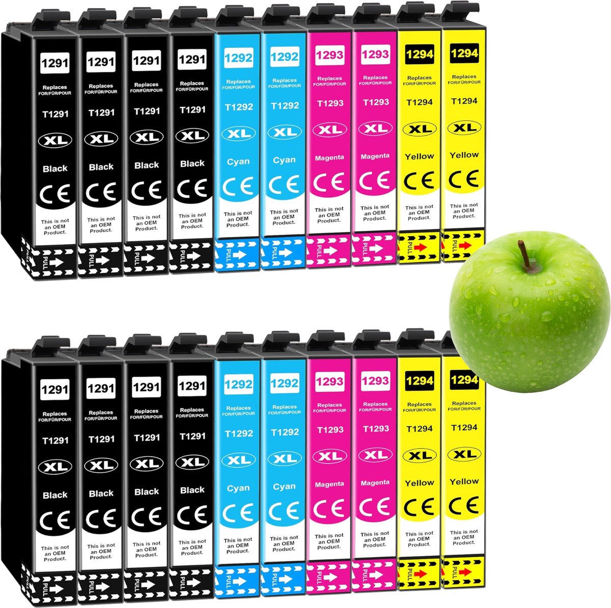 T1295 Multipack Compatibel met Epson WF 3520 printercartridges WF 3540 inktcartridge voor Epson T1291 T1292 T1293 T1294 WF-7525 WF -7515 Stylus SX235W SX425W SX445W SX535WD Stylus Office BX635