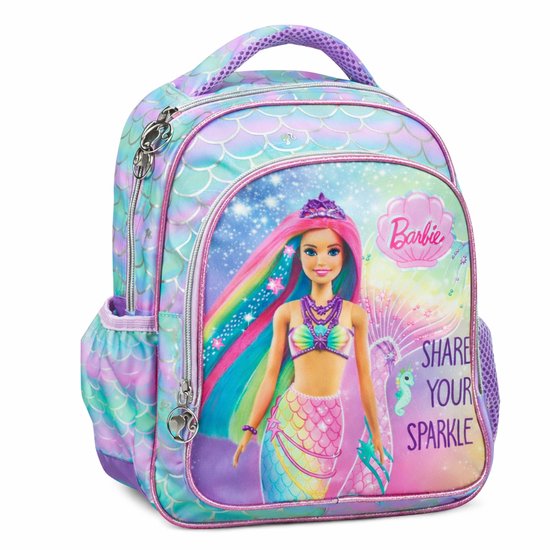 Barbie Heuptas voor meisjes, verstelbare riem, lichtgewicht reistas, heuptas voor meisjes, 2 zakken met ritssluiting, roze, 11 x 27 x 9 cm, Klassiek Barbie Heuptas voor meisjes, verstelbare riem, lichtgewicht reistas, heuptas voor meisjes, 2 zakken met ritssluiting, roze, 11 x 27 x 9 cm, Klassiek
