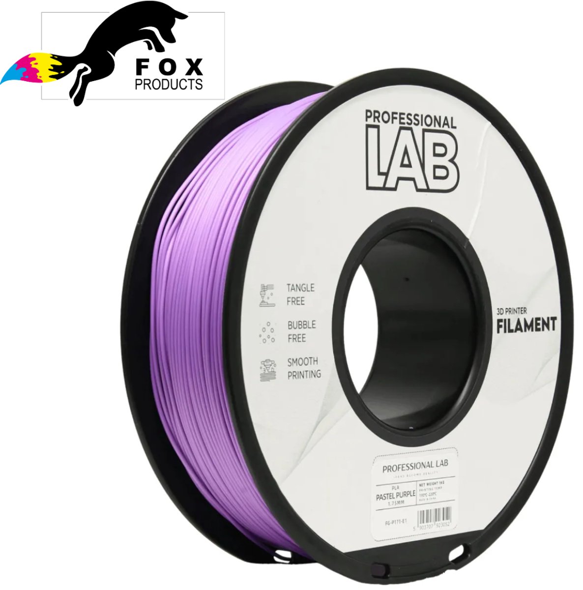 3D Filament - PLA Pastel Paars (1,75 mm/1,0 kg) - Professional Lab