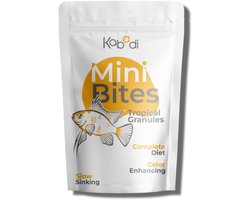 Kabadi Mini Bite 50g - Compleet zinkend visvoer voor alle tropische & nano vissen - Mini pellets