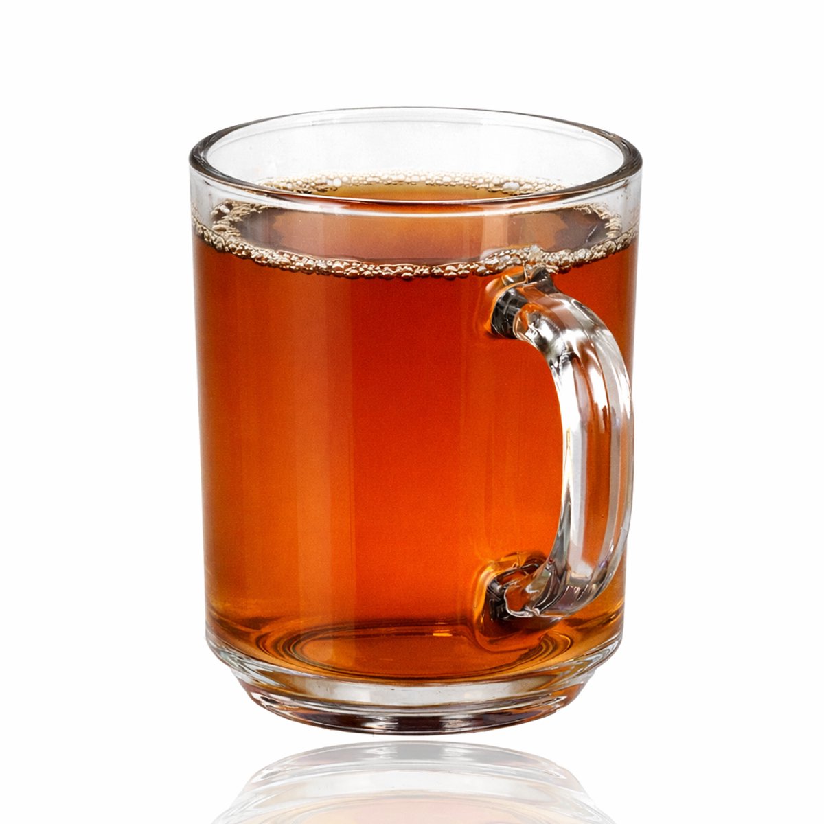 Theeglas met oor 230 ml – 1 stuk – Glazen theemokken voor thee, koffie en warme dranken – Thee glas en koffiekopje
