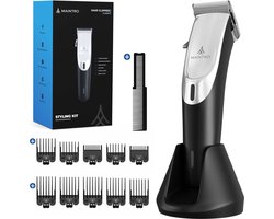 Maintro CL2400 Pro Tondeuse Mannen - Tondeuse - Trimmer - Draadloos - Fade Blade - Complete Set - Barber
