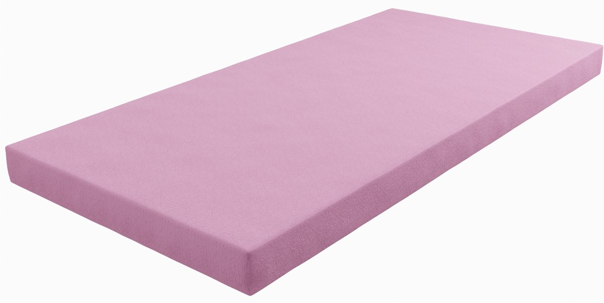 Nikola - Uni Hoeslaken Kinderbed - 2-pack - Jersey Katoen - Paars - 90x180 cm