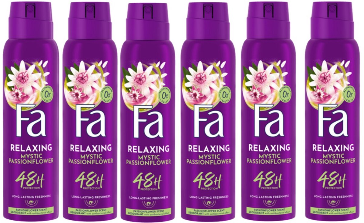Fa Relaxing Mystic Passionflower - Voordeelverpakking - 6 x 150 ml