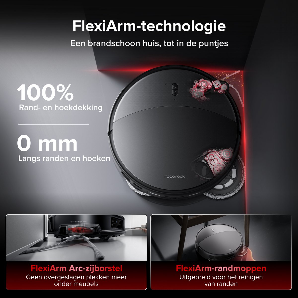 Roborock Saros 20 Set–Robotstofzuiger Met Dweilfunctie–Digitale motor 36000Pa–AdaptiLift Chassis 3.0–Autonoom StarSight systeem 2.0–100℃ Warmwatermopwas–Zelfreinigend Station & Anti-Klit Borstels–Slimme spraakassistent-Saros 10R Upgrade — afbeelding 3