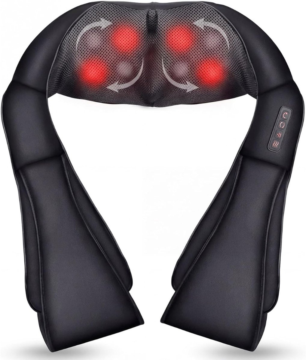 Nekmassage Apparaat - Massagekussen - Massage Apparaat - Zwart