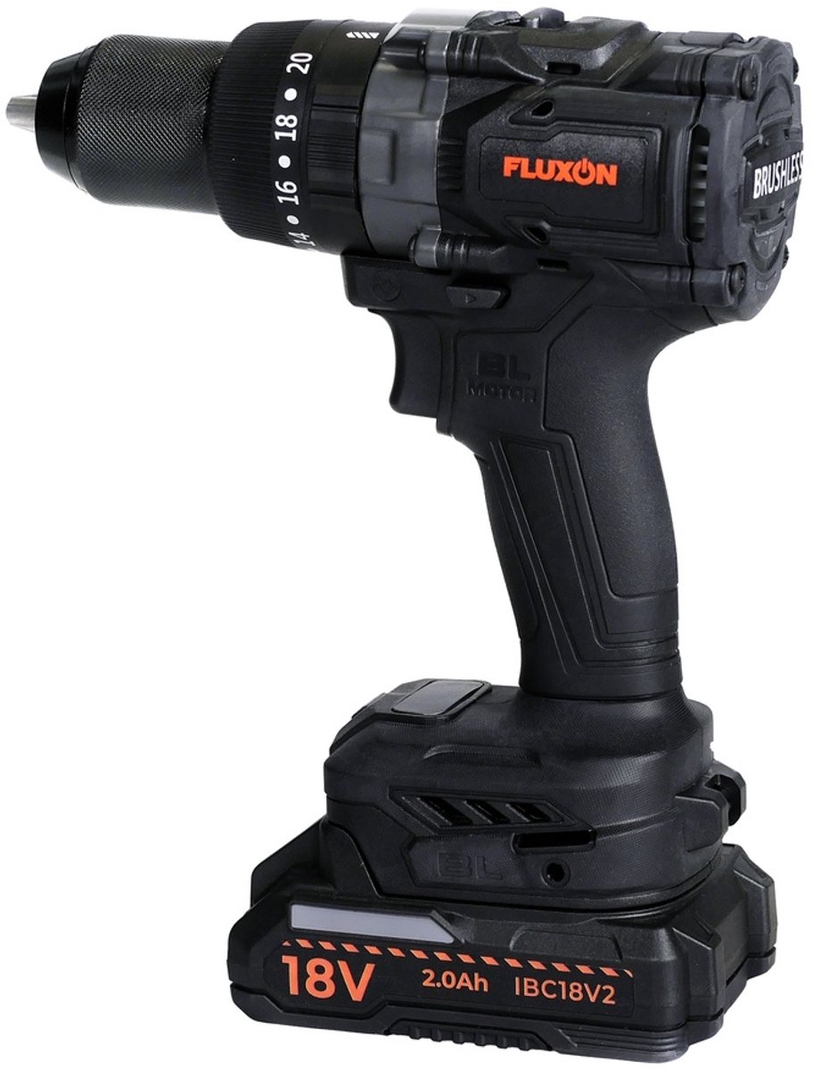 Fluxon IDC13MB1A2 Klopboormachine incl. 1x 2.0Ah accu