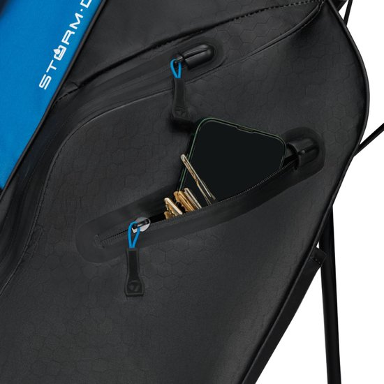 TaylorMade StormDry Waterproof Standbag 2026 - Zwart Blauw — afbeelding 4