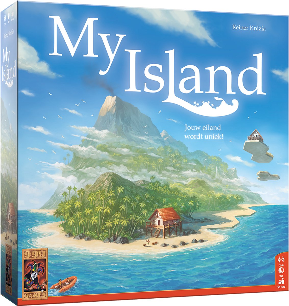 999 Games - My Island - Legacy spel - Strategisch en toegankelijk avontuur voor het hele gezin - Unieke legacy-ervaring!