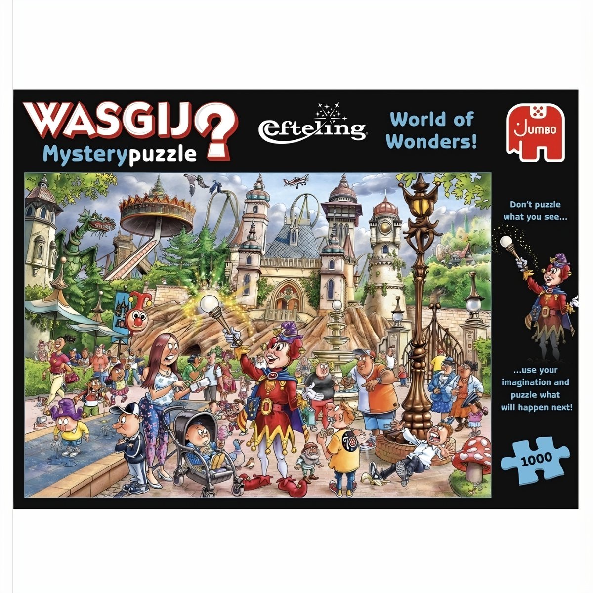 Wasgij Mystery Efteling Wereld Vol Wonderen 1000 stukjes - Legpuzzel — afbeelding 2