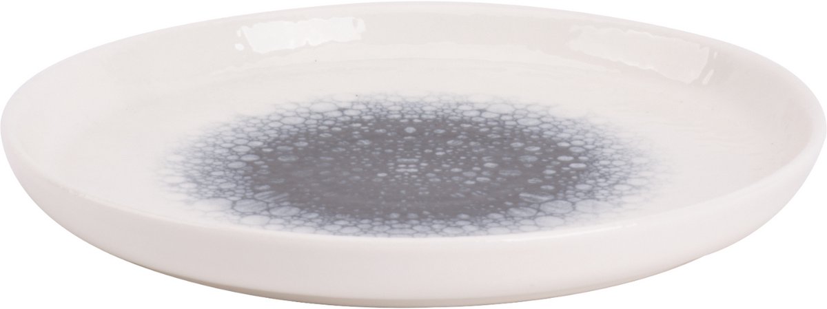 Maastricht Porselein Bord Grey Mineralis 21 cm 2 stuks