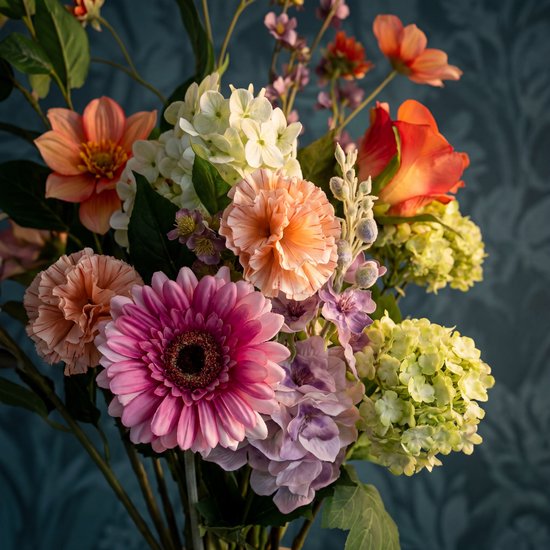 Blush Spring – XL Kunstbloemen Boeket 108 cm – Luxe Zijdebloemen Statement voor Modern Interieur – Roze Design