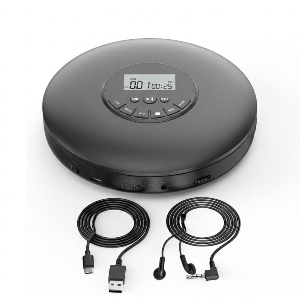 NBAP® Discman CD Speler - Walkman - Bluetooth-Zwart