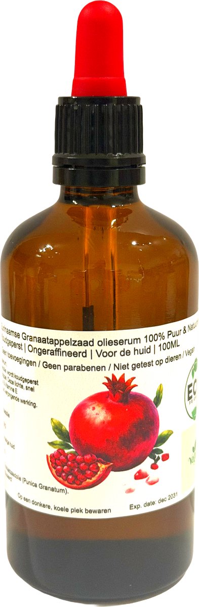 Granaatappelzaad olieserum Puur - Suriname - 100ML Koudgeperst