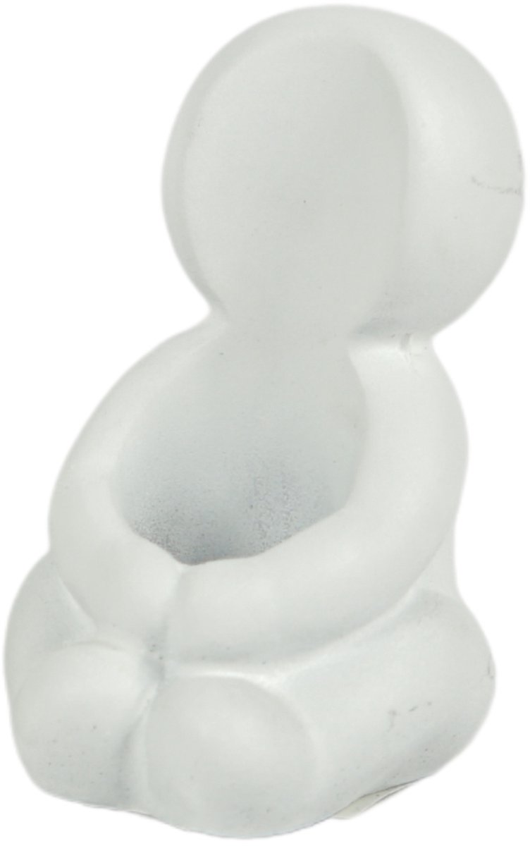 Hug candle holder White