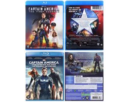 Captain America the First Avenger + Captain America the Winter Soldier ( 2 Blu-ray set )