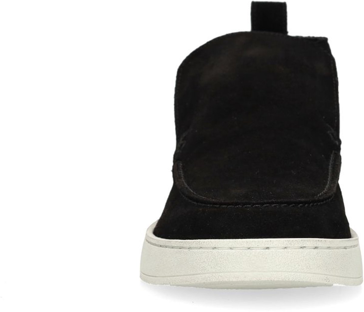 Manfield - Heren - Zwarte suède boots - Maat 43