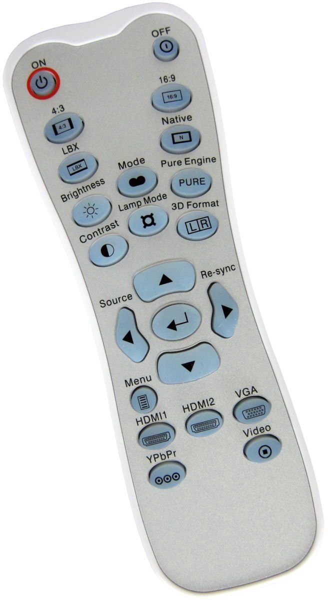 Afstandsbediening geschikt voor de OPTOMA HD131Xw beamer, vervangt BR-3067B