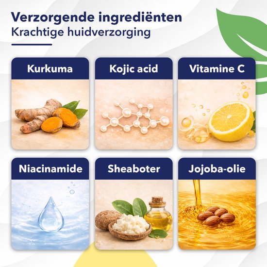 Lemon Turmeric & Kojic Acid Soap – Kurkuma Zeep 100% - Pigmentvlekken Verwijderen – Darkspot Remover
